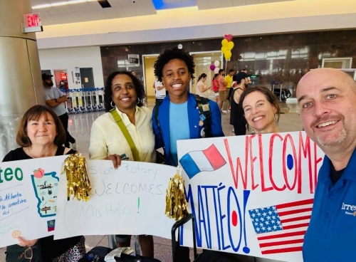 Photo à l'arrivée à l'aéroport d'Atlanta